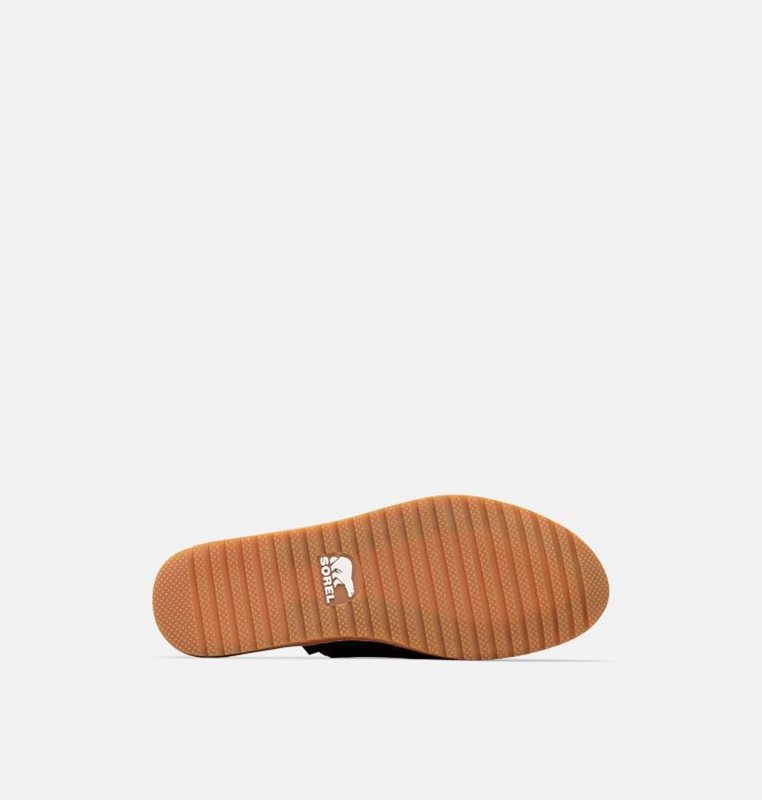 Womens Sandals Black - Sorel Ella™ Mule Flat - 372-JTYVHQ